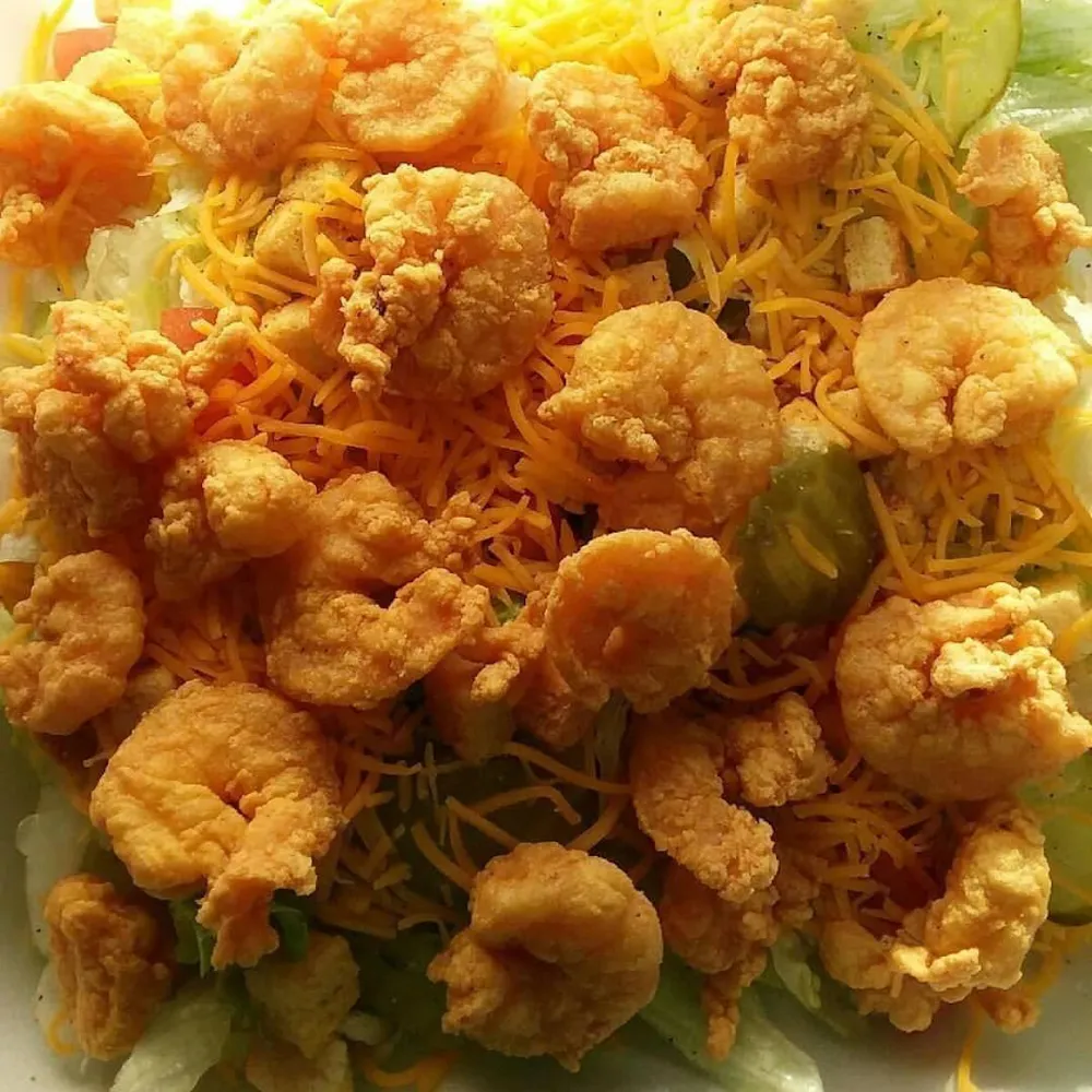 Fried Shrimp Salad