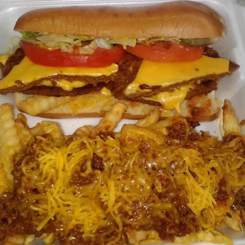 Hot Sausage Poboy Dressed